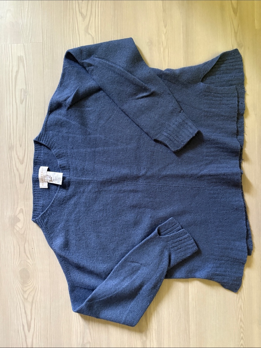 Classic Navy Crewneck Women's Sweater